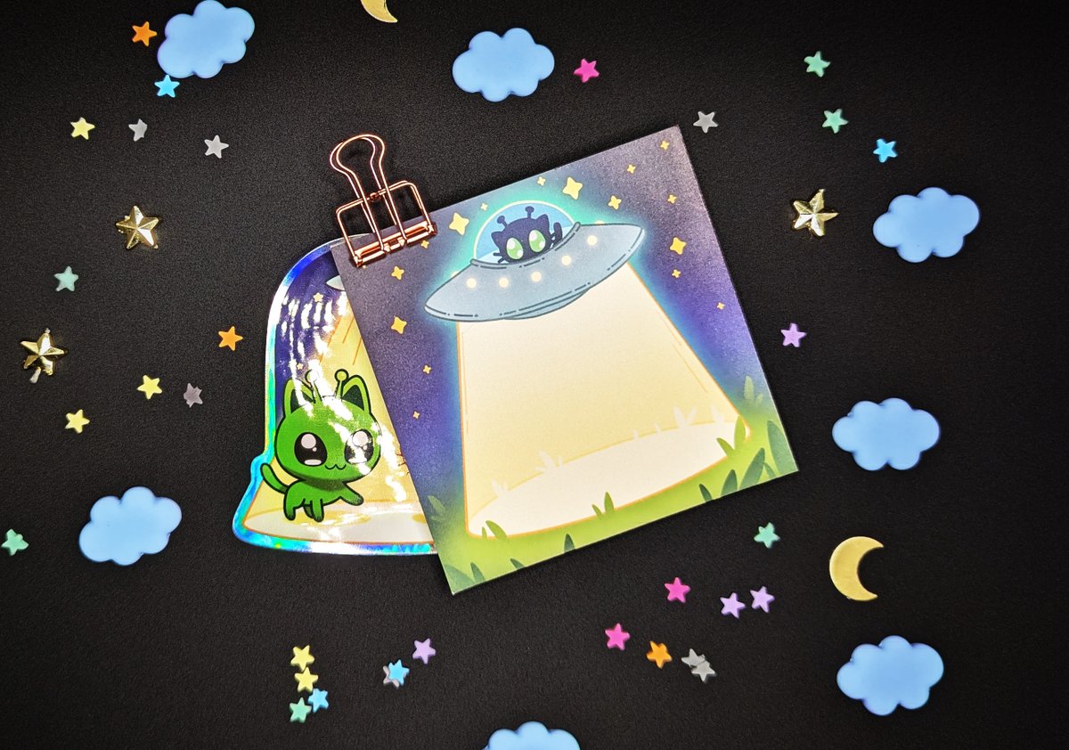 bramblepot's tweet photo. Shop update is live! All our notepads, sticky notes, and some other new goodies are all up on our site 🍀💞 https://t.co/UWGeWIpckf