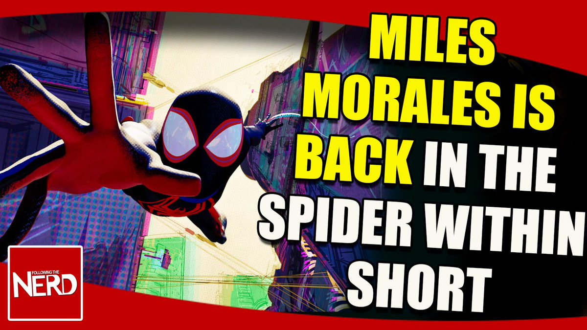 #FTN If, like us, you're pacing the floor for more #Spiderverse Miles Morales, then new short film The Spider Within has you covered. Branching the second and third movies, this finds Miles fighting the toughest enemy of all... himself. Watch it here: tinyurl.com/ywmus54k