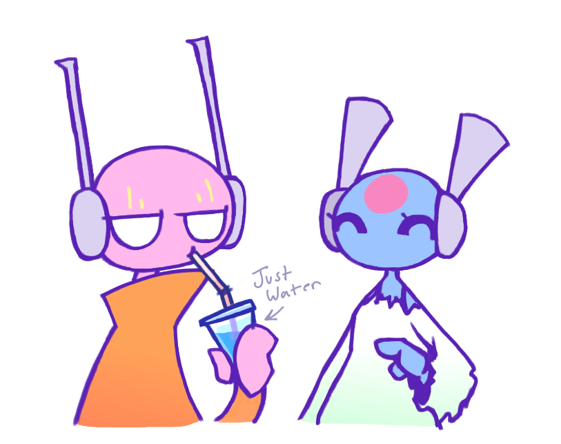 _j_s_t's tweet photo. Pebs loves drinking water
#Rainworld #rainworldfanart https://t.co/X5P1KkMcci