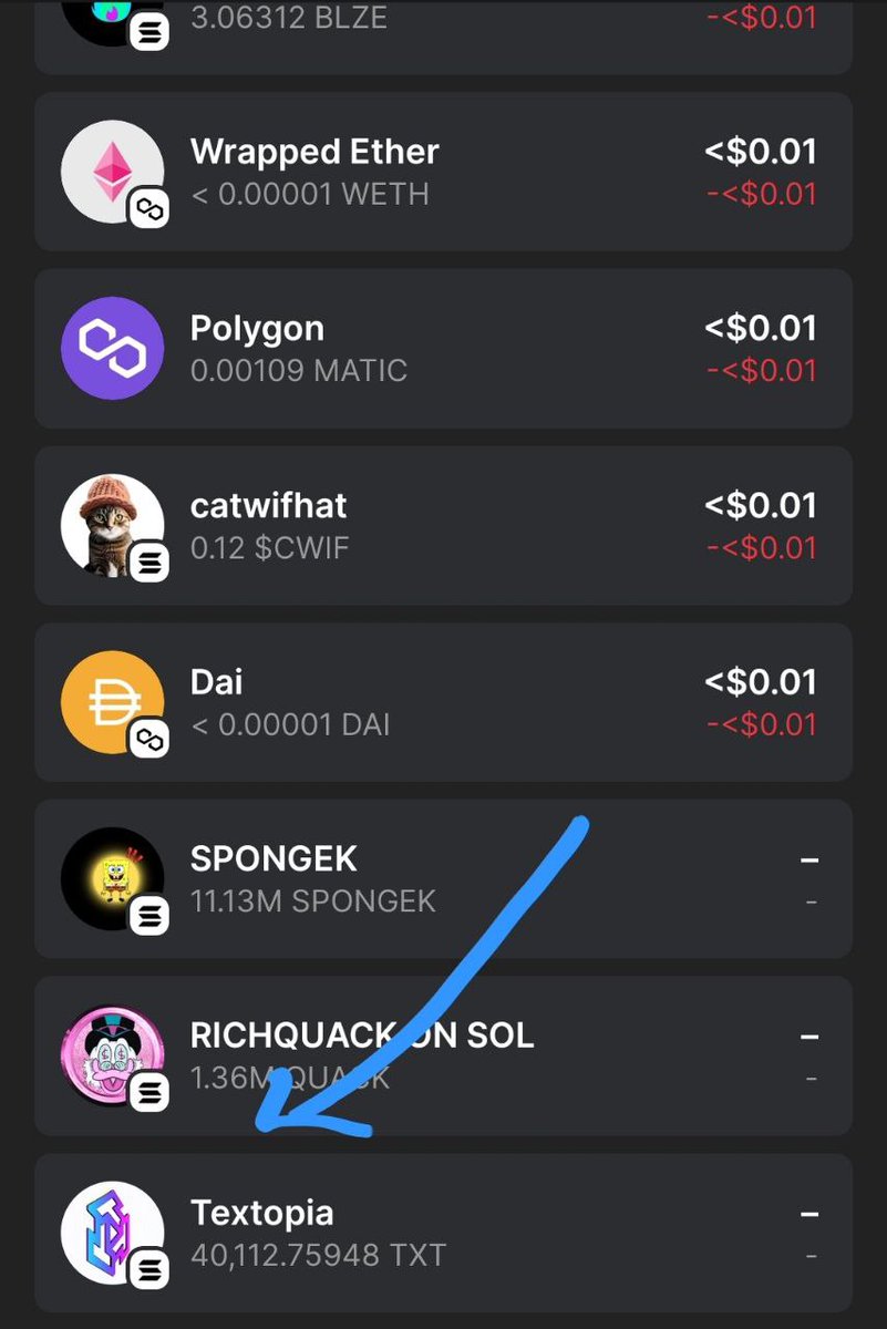 $TXT logo now appears in PHANTOM 👻 WALLET. We have also applied to be listed on JUPITER, the biggest aggregator on SOLANA 🔥💪