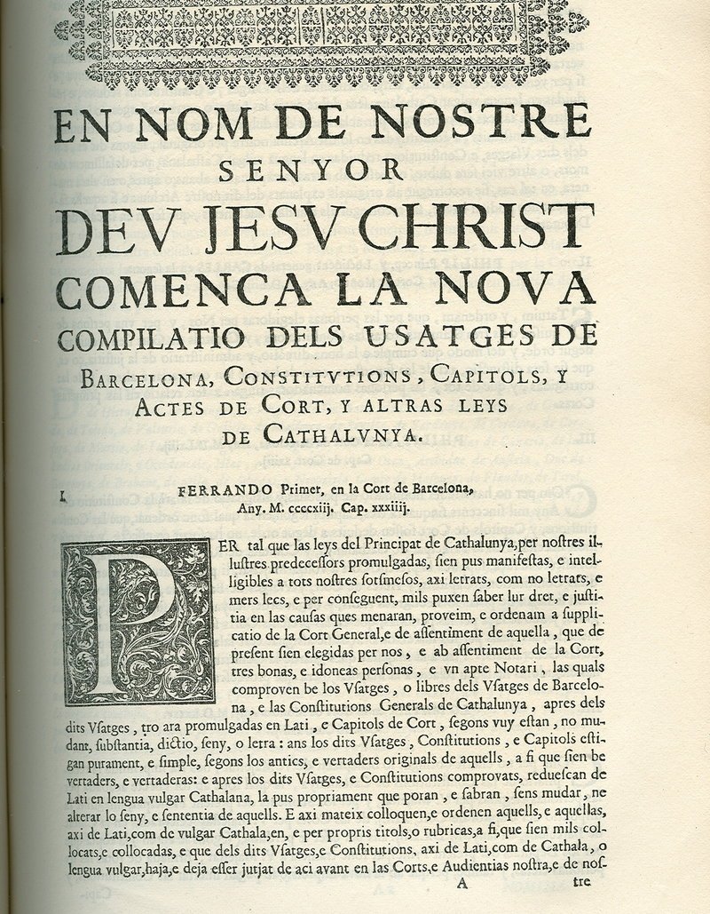 cerclecatalahis's tweet photo. S. XV: dues compilacions i una impressió incunable

"Les constitucions catalanes van ser compilades per primer cop al segle XV...A aquella primera recopilació, n’hi va seguir una altra el 1493"
👇
https://t.co/AR4XDunkDC https://t.co/pF2C9ZXsiO