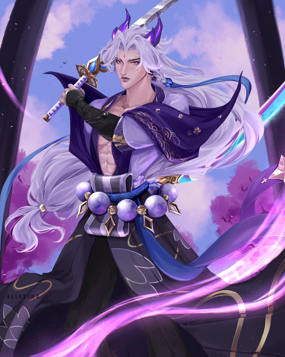 elleyinx's tweet photo. „No fate, nor destiny. Only tomorrow.“
#Yone #LeagueOfLegends https://t.co/g7pzMRcLAY