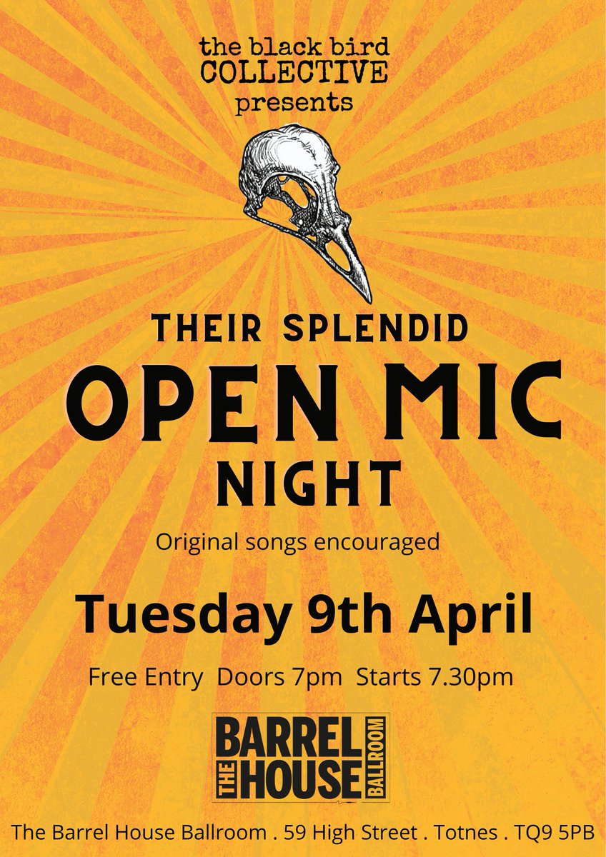 The Black Bird Collective Totnes tweet media