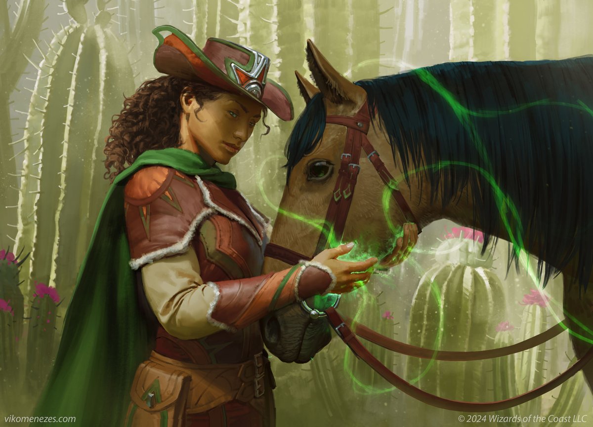 vikomenezes's tweet photo. I'm excited to share some cards painted for Magic: The Gathering's latest expansion, Outlaws of Thunder Junction! I had a blast working on this =)
AD: Taylor Ingvarsson https://t.co/XChn1xjteE