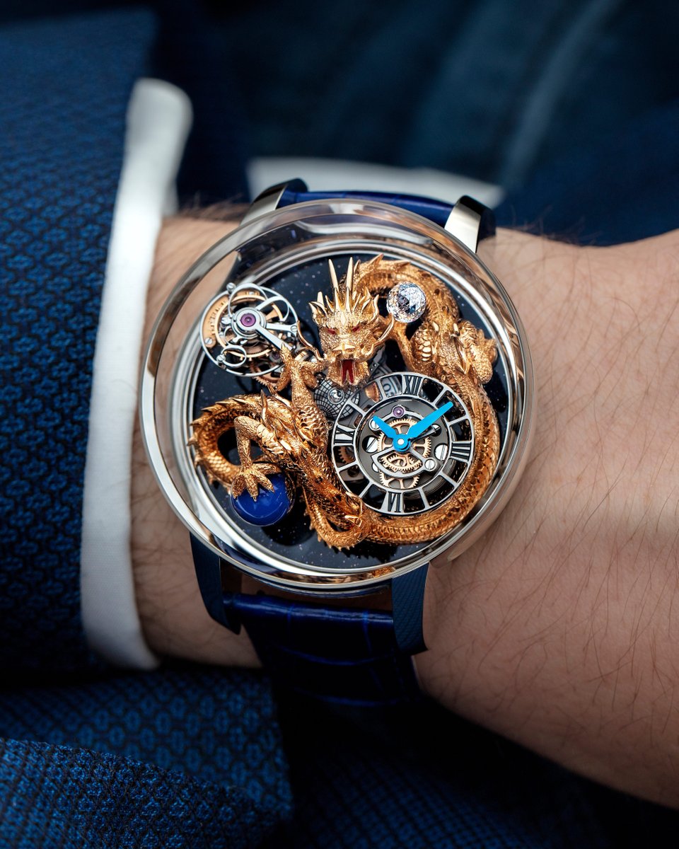 In the Dragon's den. Jacob & Co. is the true watchmaking House of Dragons. Our Astronomia Art Dragon timepieces are all one-offs. They show the diversity of our crafts, our sense of symbolism and our dedication to the most majestic creature ever imagined.