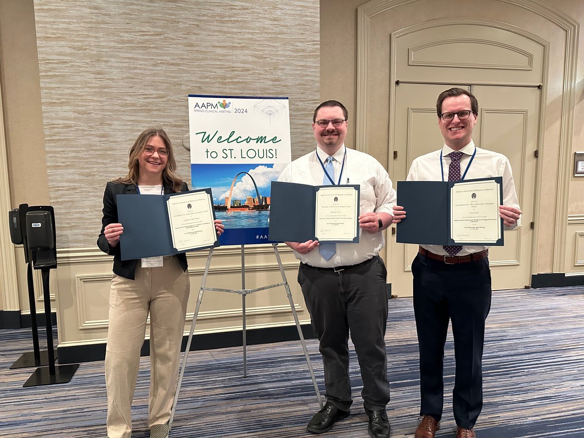 OHSURadiology's tweet image. Lindsay DeWeese, Ph.D. &amp;amp; Caffi Meyer, Ph.D. presented at @aapmHQ Spring Clinical Meeting last week. Caffi presented at the Early Career Investigator Clinical Symposium and won 1st Runner Up in the competition, &amp;amp; Lindsay was the Director of the Mammography Track. #AAPSCM #MedPhys