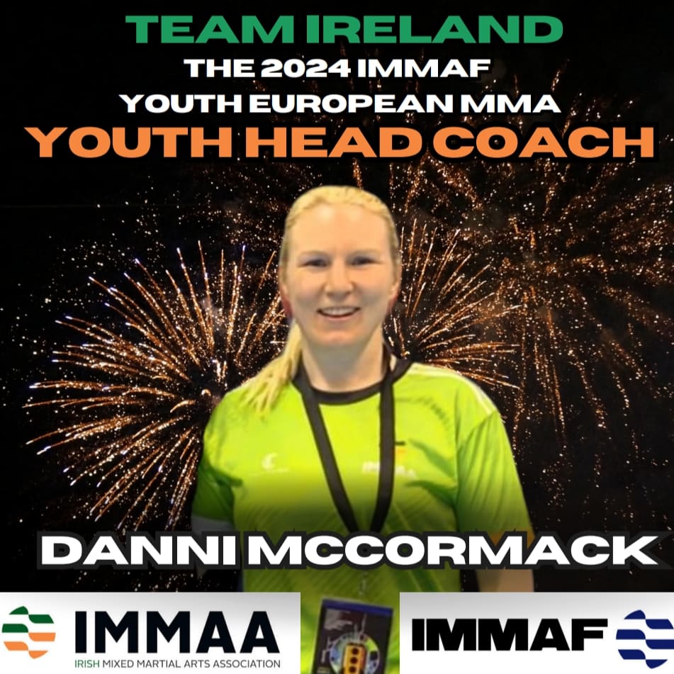 🌟 Monumental gratitude to our incredible Head Coach, Danni MacCormack! Her dedication drives the success of our Irish Youth MMA Team. Volunteering her time alongside running her own gym and her professional MMA career, she's a true inspiration!🥊👏 #Gratitude #Inspiration