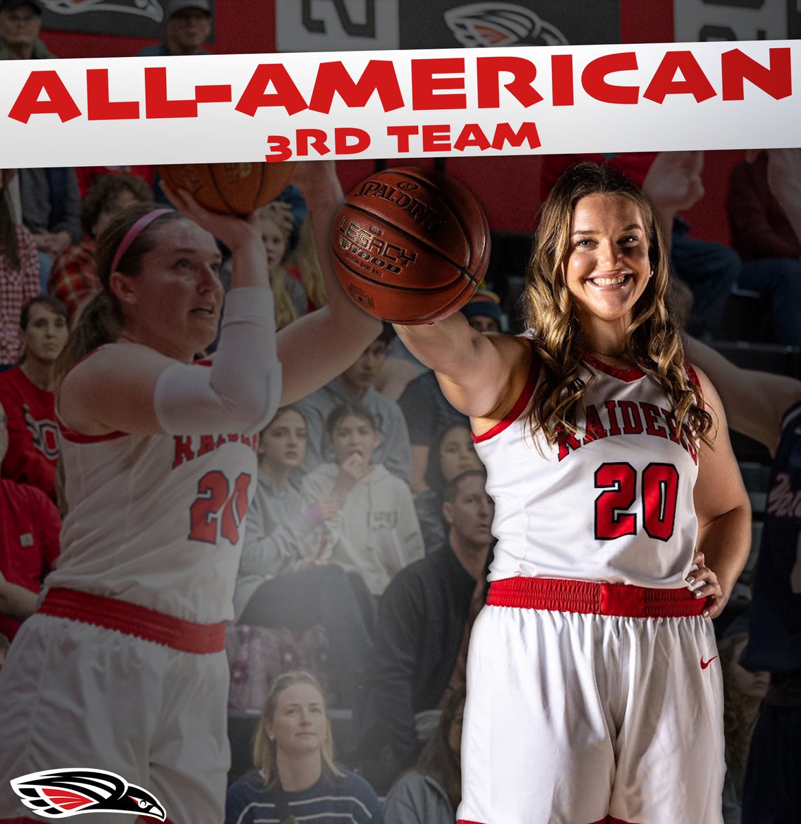 Congratulations to our 3 Time All American @kami_walk!! So well deserved and so proud of you! 👏🔴⚫️