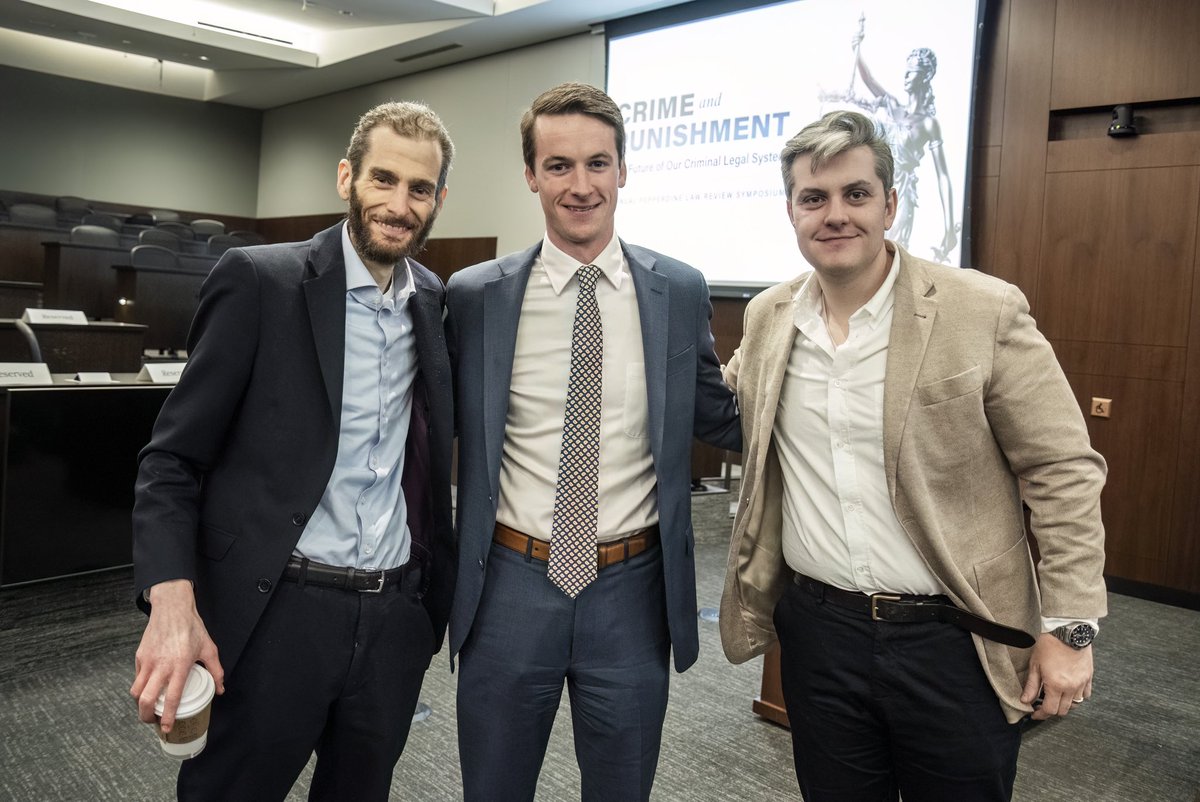 I had a great time chatting with Eric Feigin and @danepps about Criminal Law at the Supreme Court during @PeppLawReview’s symposium last week. Many thanks to both for making the trip to Malibu.