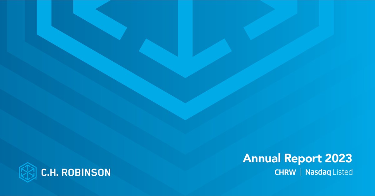 Our latest Annual Report recaps how C.H. Robinson navigated a year of challenging headwinds, delivered for our customers, and positioned ourselves to accelerate profitable growth and capitalize on the eventual freight market rebound. Learn more ➡️ ms.spr.ly/6012cIEhG