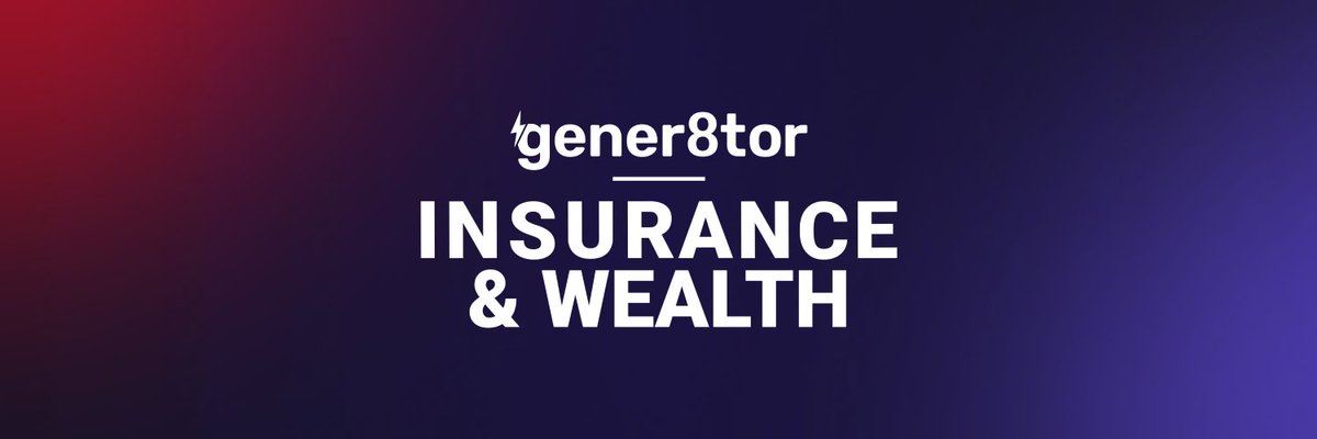 Say goodbye to OnRamp and hello to gener8tor Insurance & Wealth!⚡️🚀 We are rebranding the accelerator and conference to showcase our expanded focus to fintech, wealthtech and insurtech! Read more about it here ⤵️ insurtech360.com/gener8tor-insu… @AllianzLife @gener8tor @Securian
