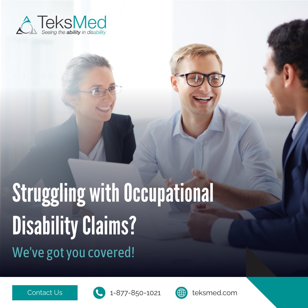 Struggling with occupational disability claims? We've got you covered! At TeksMed Services, we offer no-cost legal representation. Our experts provide in-person support for appeal hearings, saving you time and offering peace of mind. Lean more: 🔗 bit.ly/3BRf3F7