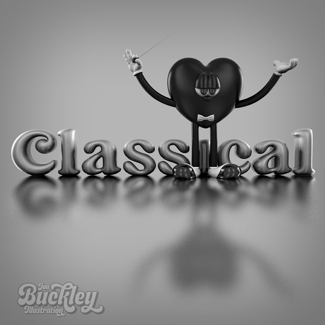 I ❤️ Classical Music.
.
.
.
.
.
#Music #Classical #ClassicalMusic #heart #character #3dcharacter #characterdesign #characterart #cuteart #jonbuckleyillustration #digitalart #digitaldrawing #3dart #3dartist #animation #mascot #illustration #editorialillustration #render #3d #C4D