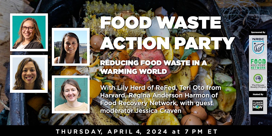 This Thursday, we are throwing a party to discuss how date labels impact #FoodWaste and #ClimateAction, and kick off #FWPW! Join <a href="/ReFED/">ReFED</a>, <a href="/FoodRecovery/">Food Recovery Network</a>, <a href="/HarvardFLPC/">FLPC@HLS</a>, and <a href="/ClimateActionN9/">🌿Climate Action NOW—Biodiversity🌺🦋🐝🐞</a> for this free event: loom.ly/lgVnpa8 <a href="/savethefoodweek/">Food Waste Prevention Week</a> #EarthMonth