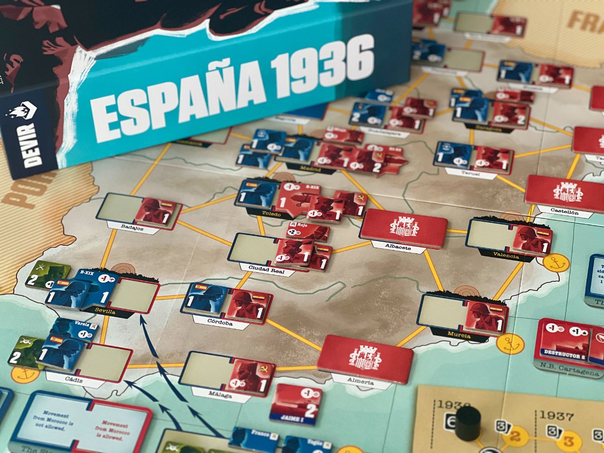 España 1936 is back! Why the new edition? What's changed? Great questions. Find out everything you need to know about España 1936 below. 👇 devirgames.com/espana_1936_re…