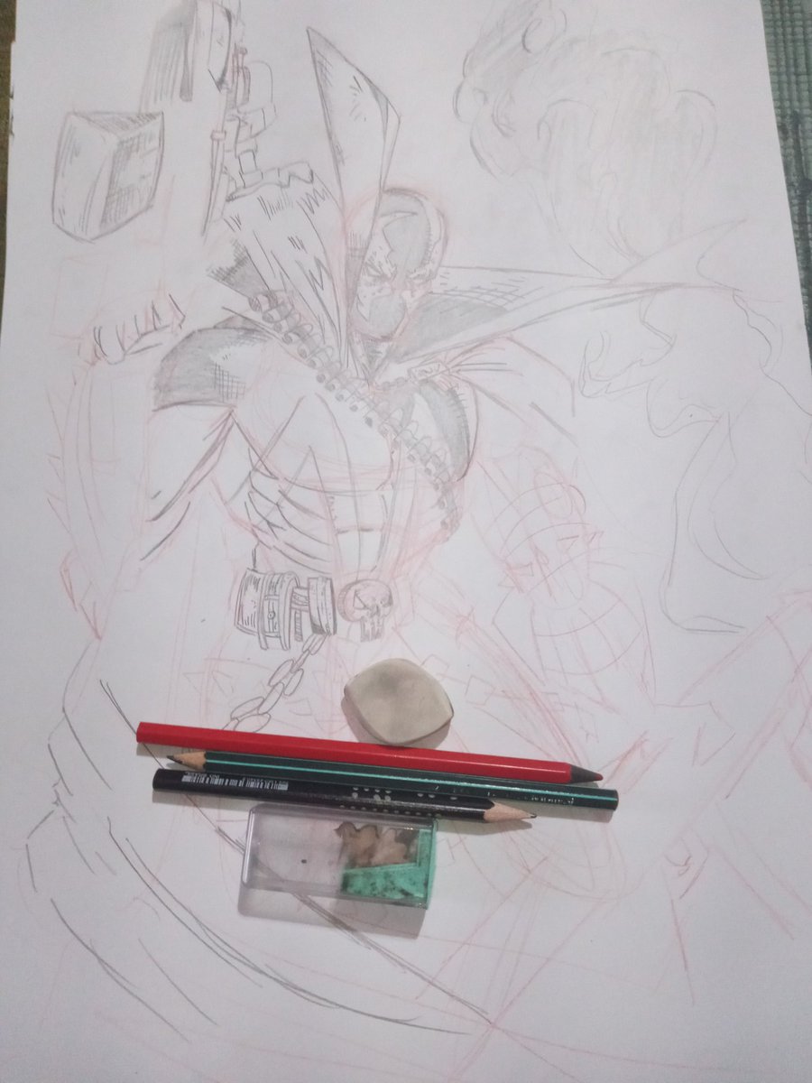 Hazieldesenho's tweet photo. Ando meio sumido das redes, mas do desenho n 
#draw #desenho #spawn #comics #drawing https://t.co/w6eZCmPIr1