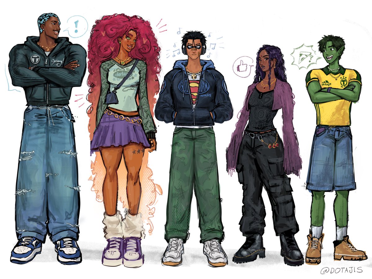 casual titans outfits, pick your favorite 🔥 #teentitans #dc