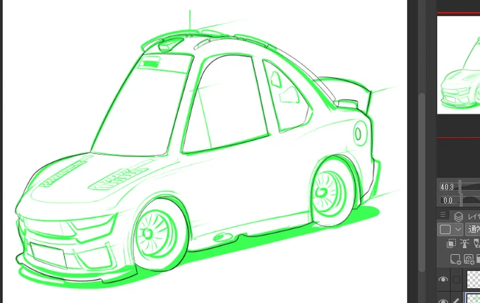 NASCARって基本左回りだから左向きの絵ばっかりでも言い訳できる 