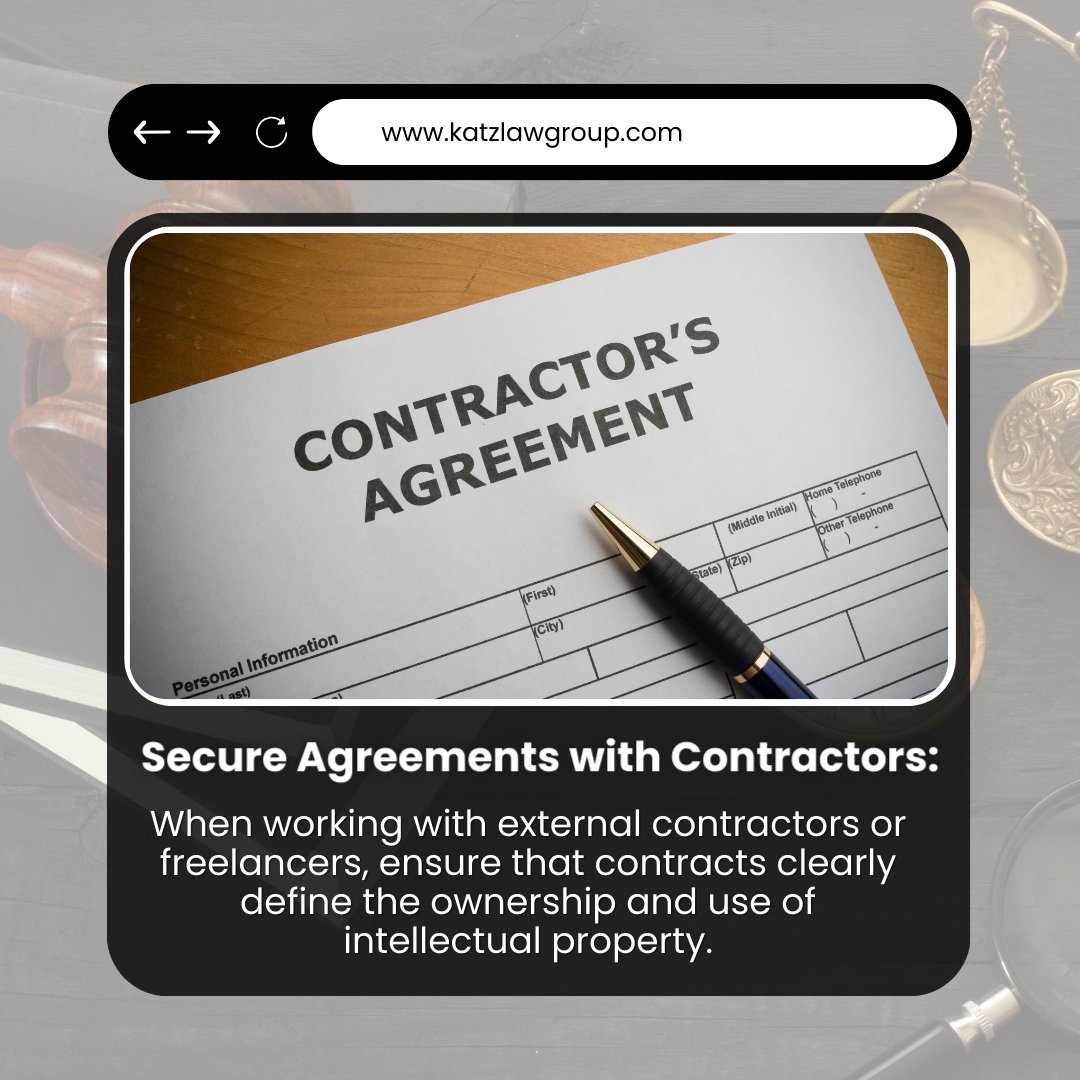 Protect your interests from the outset—secure agreements with clear IP ownership clauses.

Consult with us to draft contracts that safeguard your intellectual property!

: #ContractProtection #IPOwnership #LegalAgreements #katzlawgroupllc