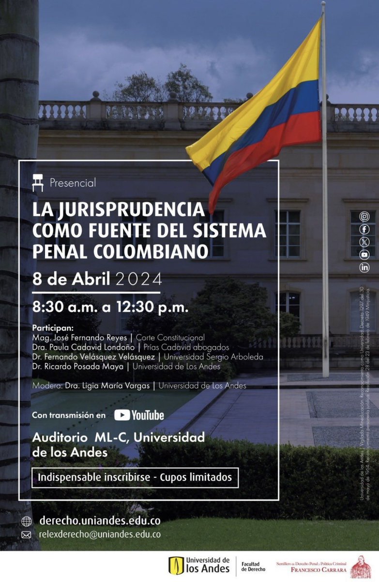 CarraraUniandes's tweet photo. ¡Los invitamos al primer evento Carrara del 2024! A continuación encuentran el link de inscripción: https://t.co/YqZ1VUEihJ https://t.co/NX6pmn45TI