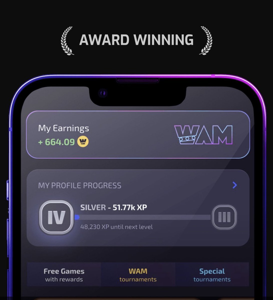 👨‍👨‍👧‍👦 WAM FAM, 🚀 WAM is an Award-Winning decentralized Gaming Platform governed by the $WAM token. #Web3 gaming has the potential to drive mass adoption of #crypto 🟢@BNBCHAIN 🟢@MultiversX 🟢@solana 🤓DYOR wam.app 🏂Play -> play.wam.app…