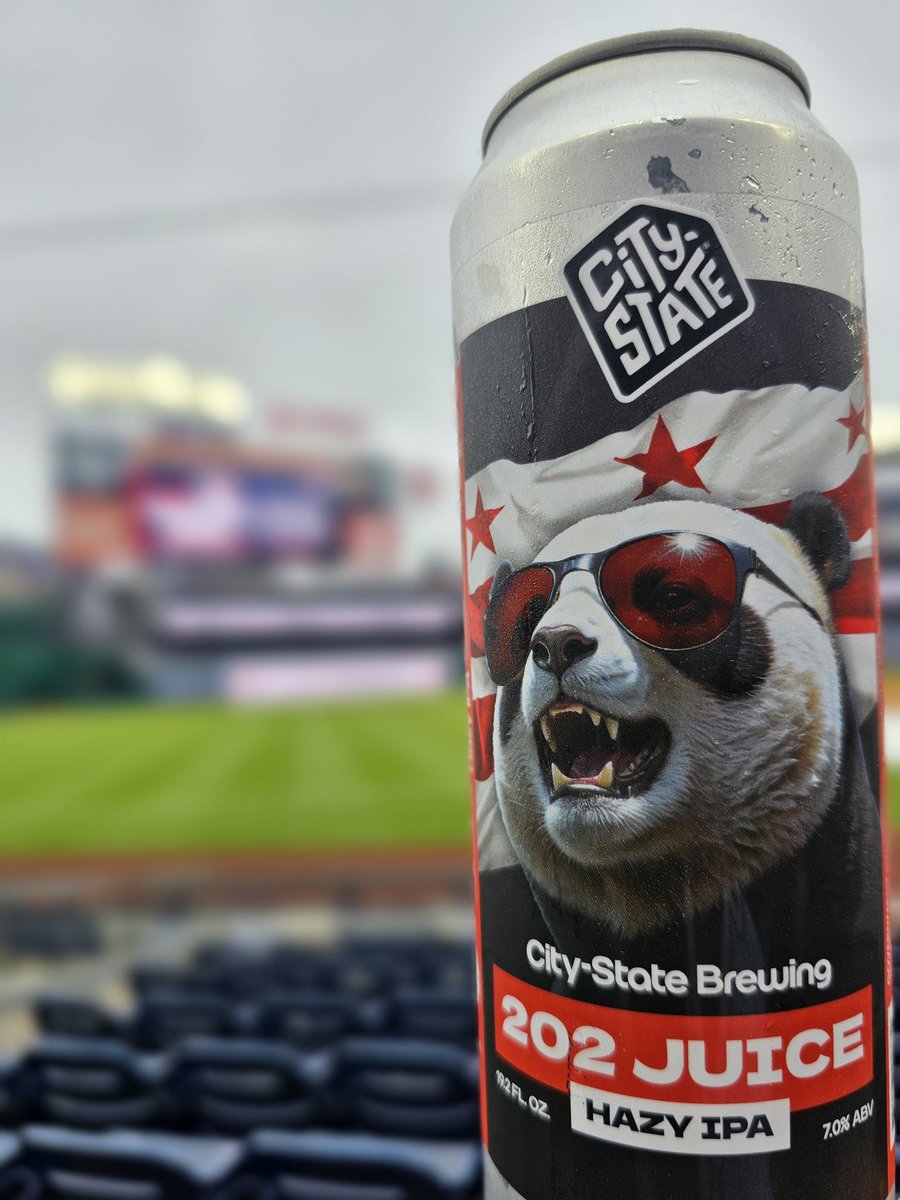 Few things better than #OpeningDay + a local #DCbeer like @citystatebeer ! #NATITUDE