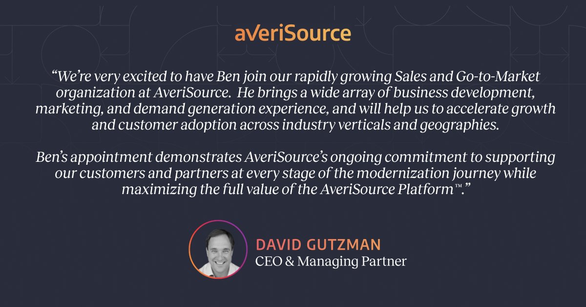 🙃 Exhausted by #AprilFoolsDay jokes all over social media today? Well, here's one post you *won't* need to question because it's 100% true...

🎉 <a href="/benmckennafinch/">Benjamin McKenna Finch</a> has joined AveriSource as our new Director of Demand Generation!

🤝 We're jazzed to welcome the 20-year