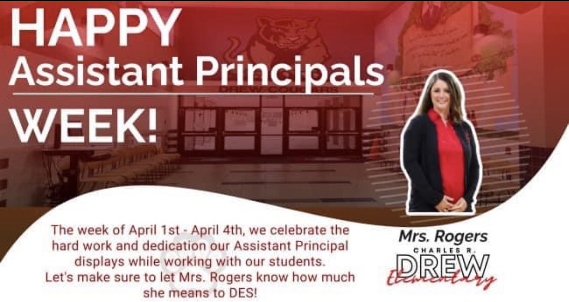 Happy AP week! Thanks for all your hardwork!