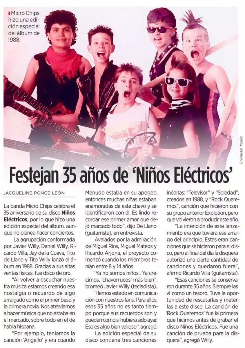 GRACIAS <a href="/Reforma/">REFORMA</a> POR LA ENTREVISTA 🤟🤗 <a href="/rockardovilla/">RICARDO VILLA 🇲🇽</a> #microchips #exmicrochips 🙌🙌