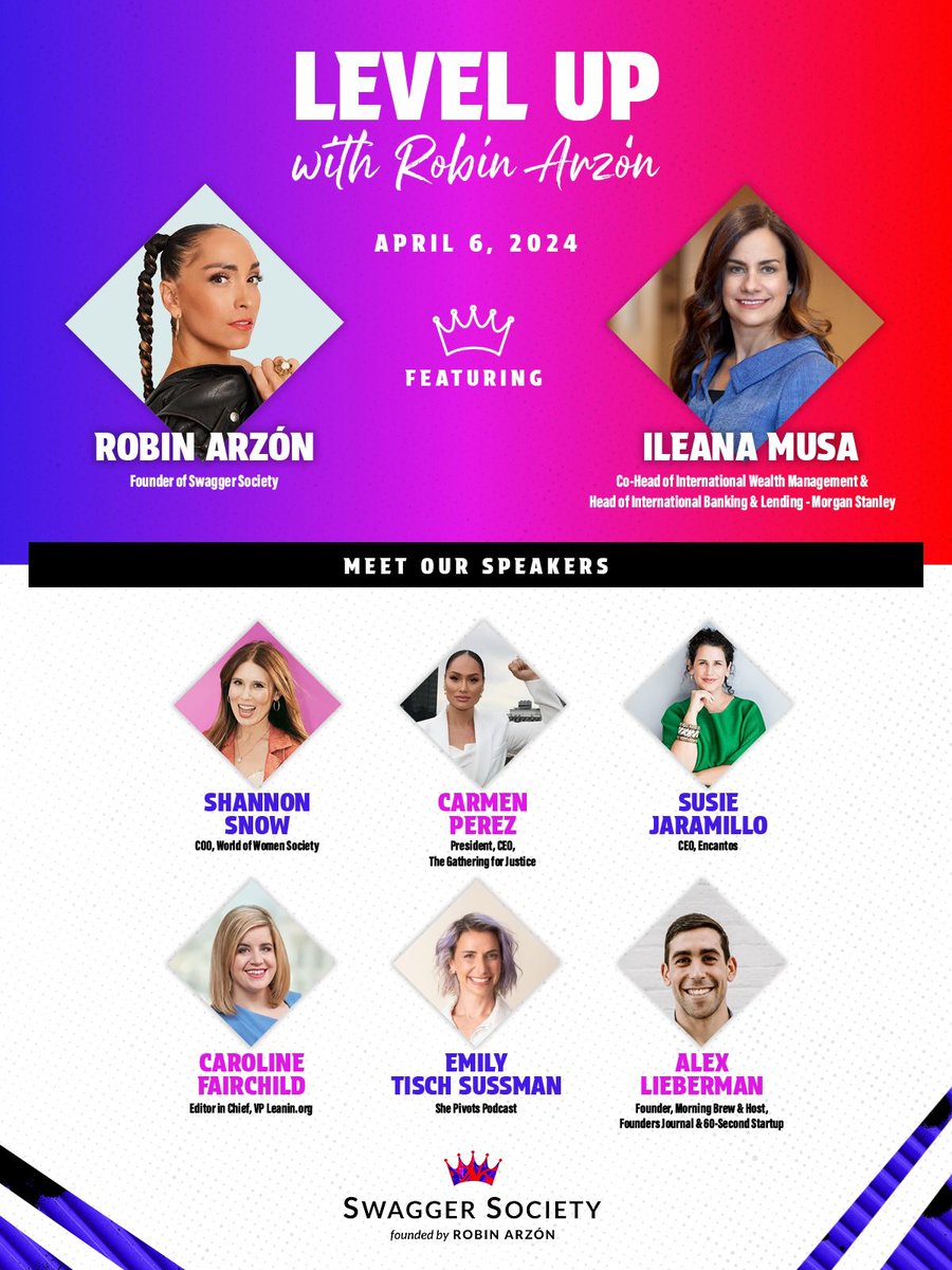 Who’s ready to LEVEL UP with us IRL this Saturday 4/6 in NYC? 👑👑👑