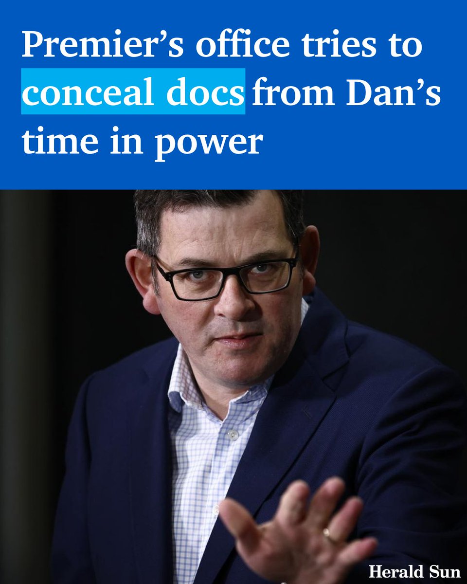 In what has been described as a legal test case, the Victorian government is fighting to keep documents from Daniel Andrews’ time in office secret after his resignation. > bit.ly/3vyXc5S