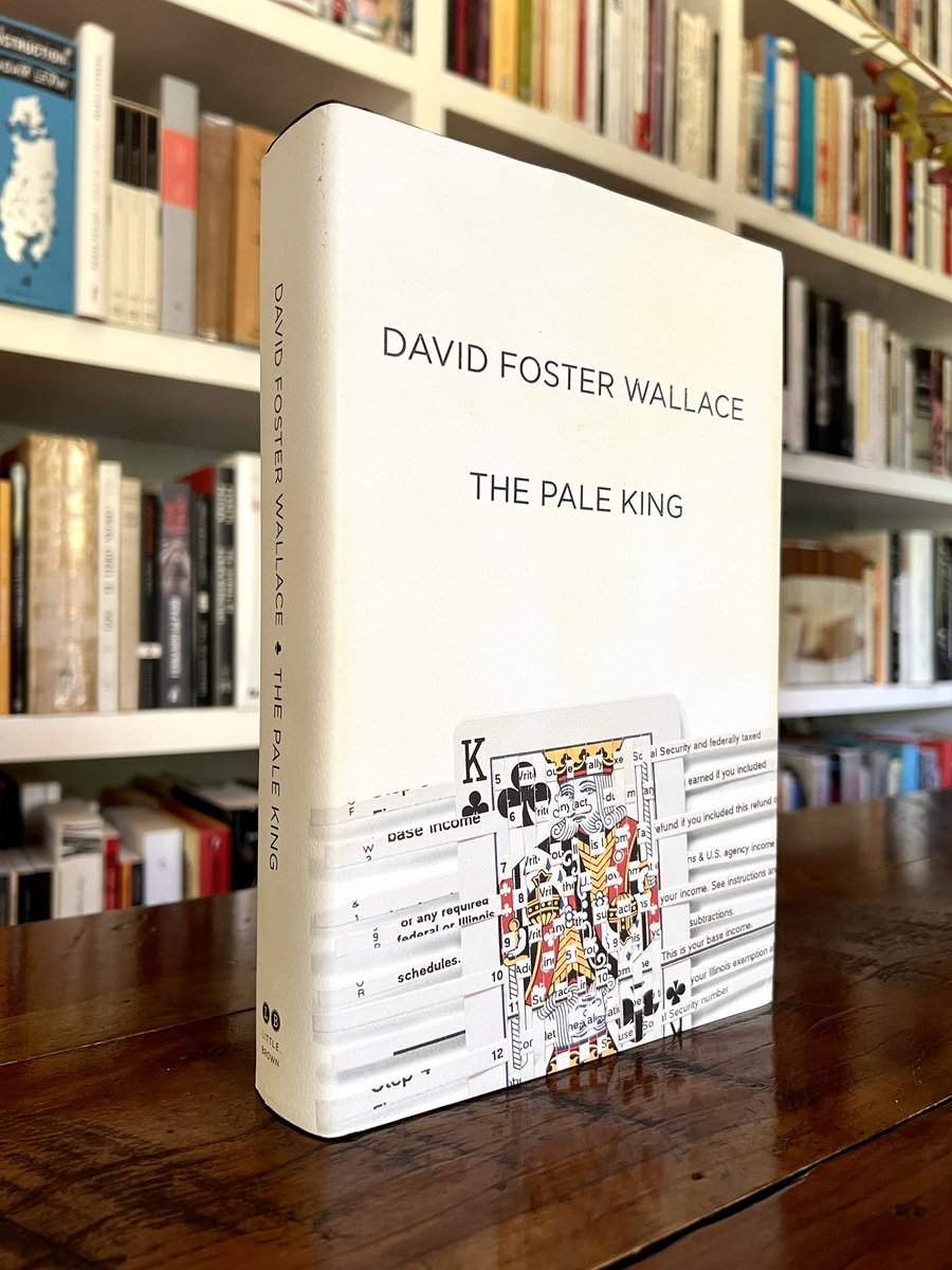 Useful tip: on the day you’re preparing and filing your annual tax return read random passages of David Foster Wallace’s The Pale King every now and then and everything will be OK.
