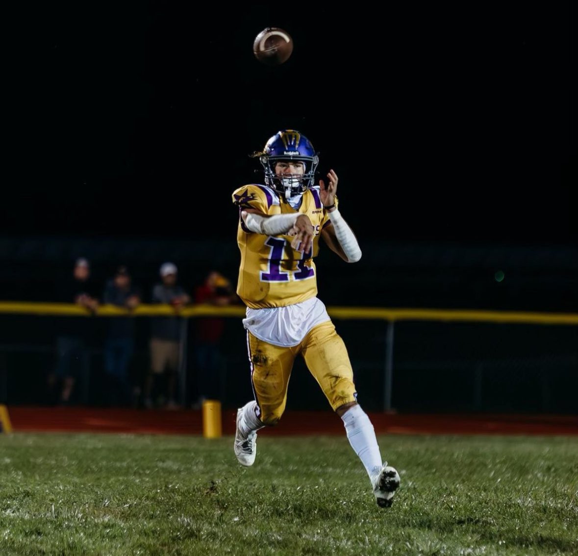 Congrats to Lane Wheelwright for earning Top Performer at the 4 Vert Skills Showcase. <a href="/L_wheels3/">Lane Wheelwright</a> ran the fastest 40 (4.59 electronic) longest broad (10.0 ft) &amp; highest vert (36in). The ball effortlessly pops off his hand and was on target all night. <a href="/FCHSFarmerFB/">Farmington FB</a> has a good one.