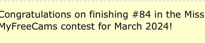Thank you for #84 in March 😋 What a fun month! A marathon and a top 100 🥰 Extra massive thanks to my