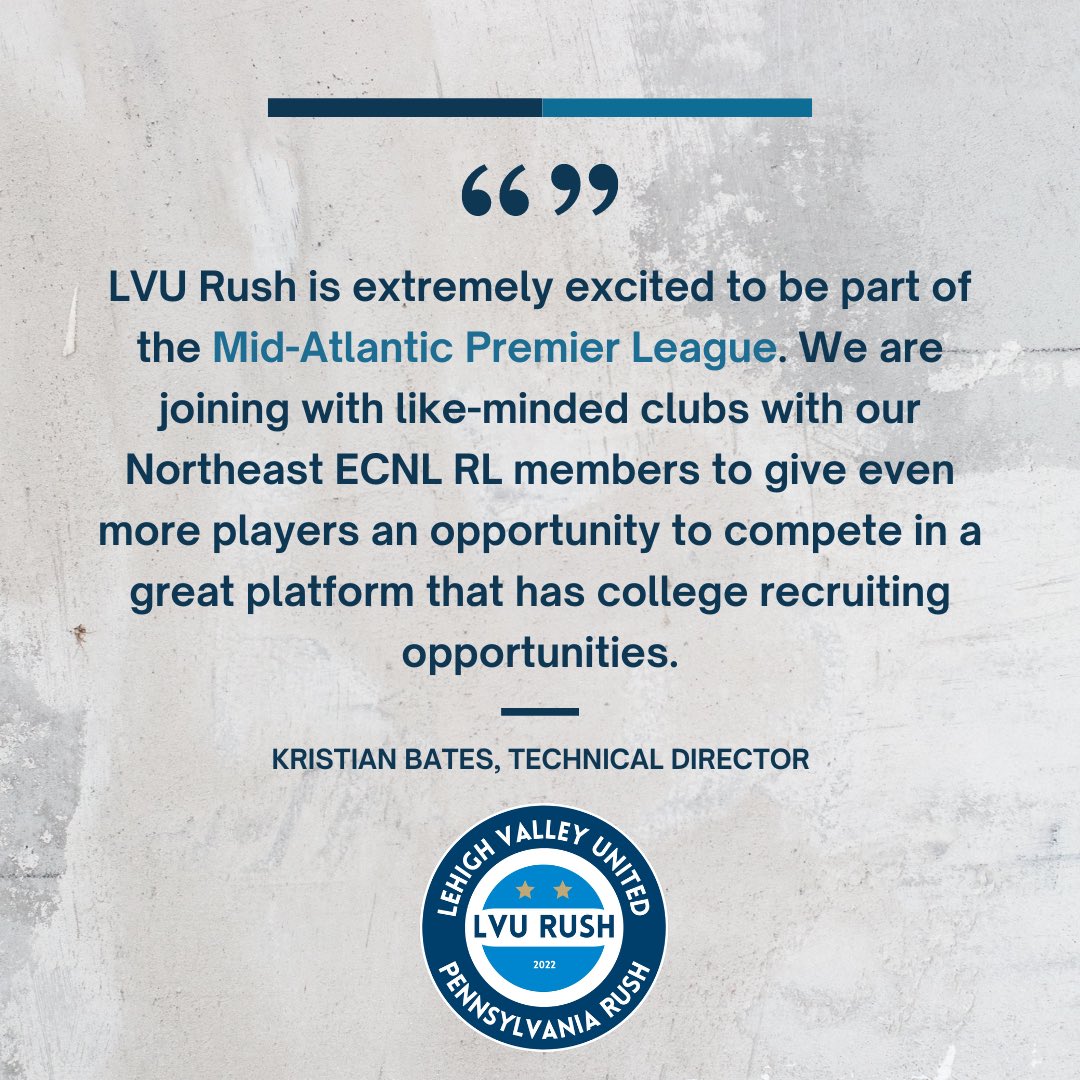midatlanticpl's tweet photo. Proud to be a founding club of the Mid-Atlantic Premier League to provide another layer of competitive opportunities to players and families! #GoldRush https://t.co/IBeUc1Buge