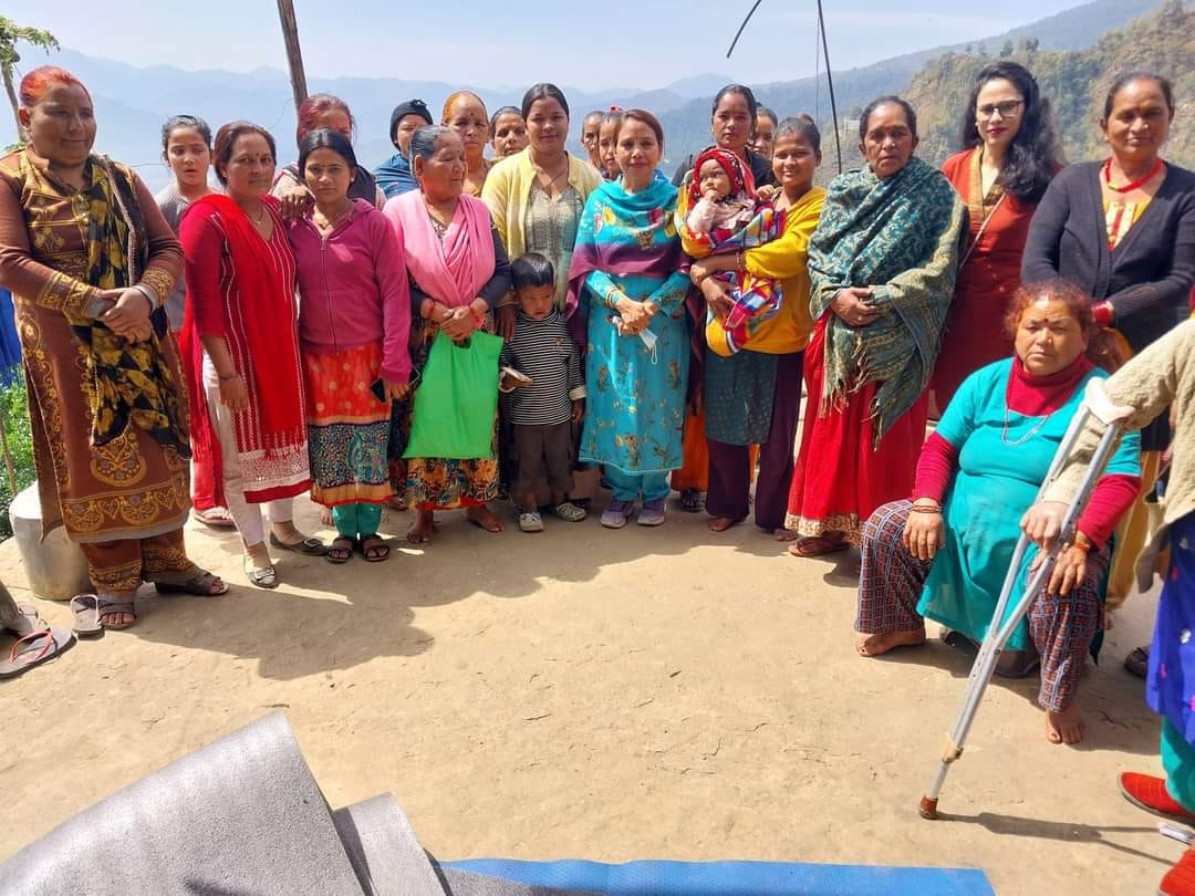 FeministDalit's tweet photo. Today, April 1st, #FEDO and #WFDM, supported by #UNWomen, have engaged in discussions on income, livelihood support, and distributed relief materials among earthquake-affected women in Bheriganga Municipality of Jajarkot , while also providing nutritious food to children. https://t.co/m2o8x9gisH
