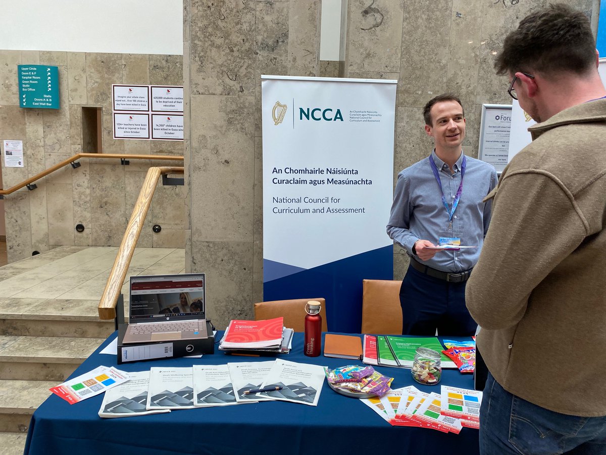 🗣We are delighted to be attending INTO Congress in Derry to provide information to delegates on the consultation on draft primary curriculum specifications which is currently open. 

📝To find out more information about this consultation, visit our consultation page here:⬇️