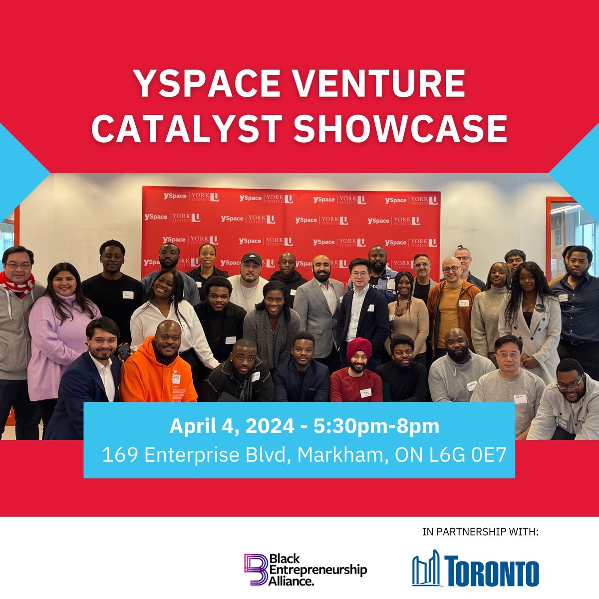 Join us for an evening of innovation and collaborative spirit at our 2024 Venture Catalyst Showcase on April 4th from 5:30pm - 9pm at YSpace Markham! This is the perfect opportunity to network, become inspired, and foster collaboration! RSVP here: lu.ma/vcshowcase