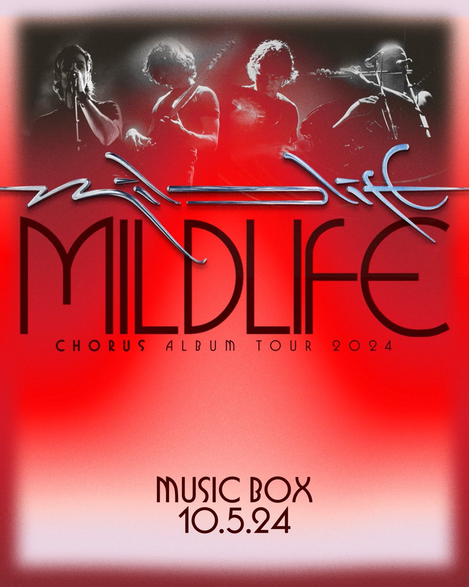 🎵JUST ANNOUNCED🎵 Psychedelic jazz fusion group Mildlife comes to Music Box on October 5th! Tickets go on sale to the public this (Fri) 4/5 @ 10 AM. 🎟️ lnk.musicboxsd.com/Mildlife100524