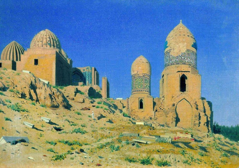Mausoleum of Shah-i-Zinda in Samarkand wikiart.org/en/vasily-vere…
