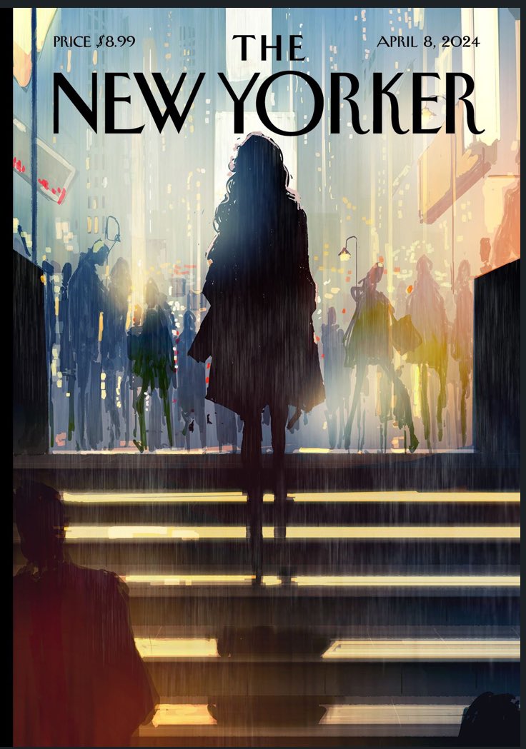 The cover for this week’s issue, “Into the Light,” by Pascal Campion. #NewYorkerCovers nyer.cm/16GzRCx