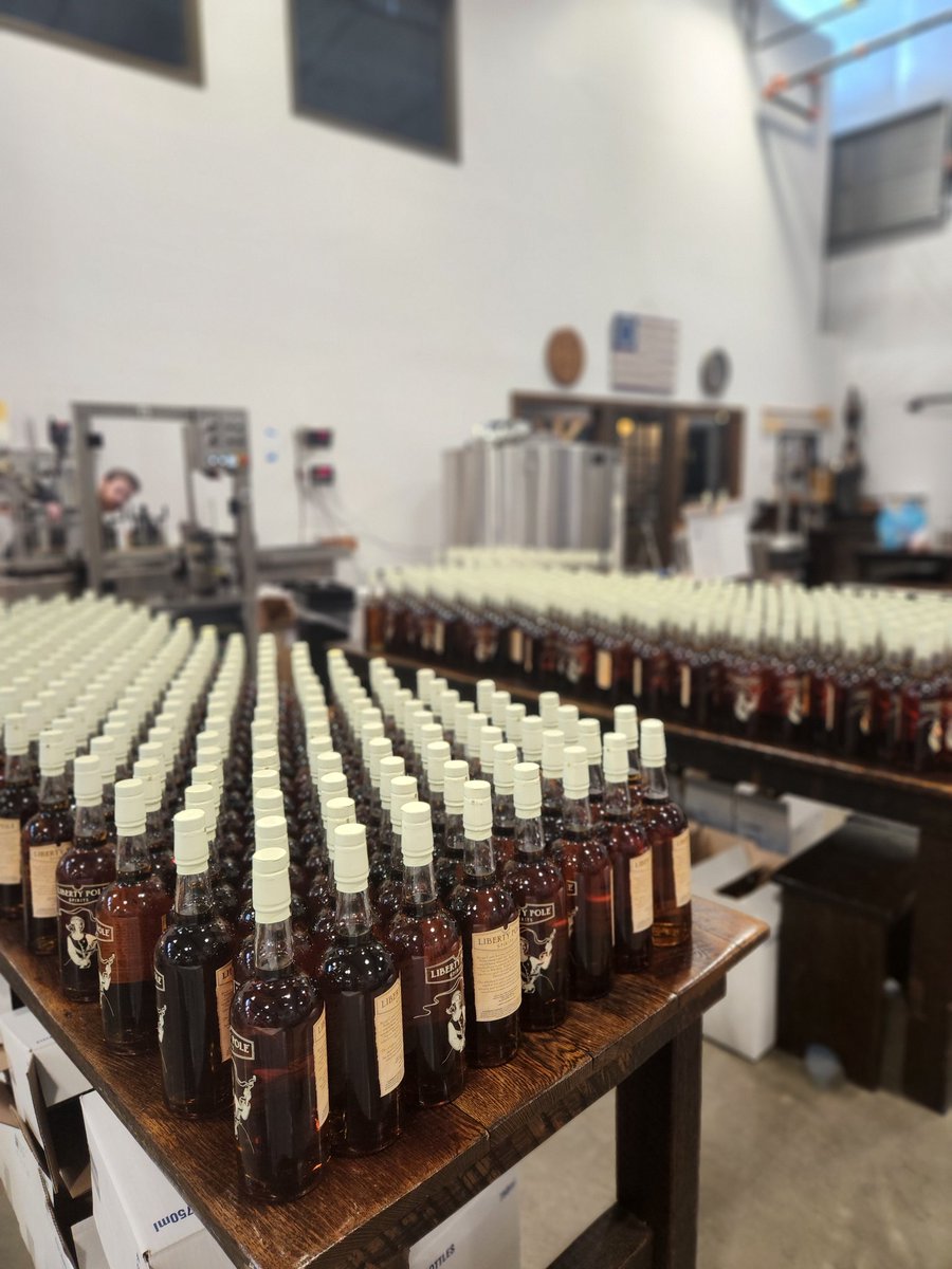 Bourbon bottling day! #CraftDistillery #PAWhiskey