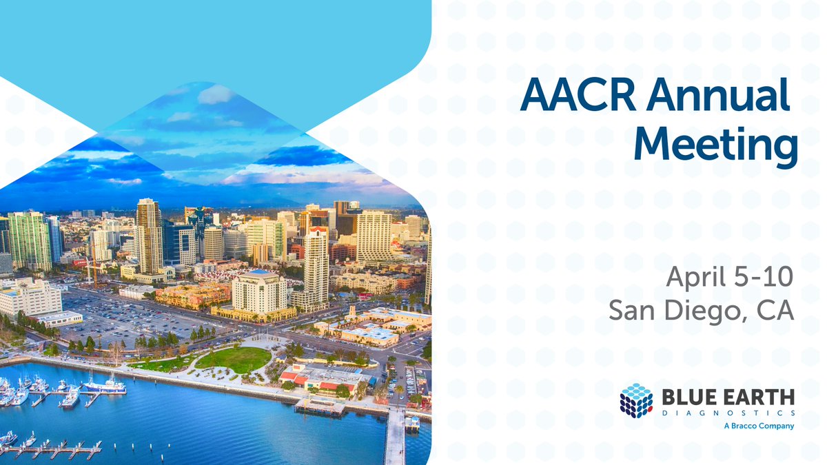 BlueEarthDx's tweet photo. #BlueEarthDx is excited to be a part of the @AACR Annual Meeting from April 5-10 in #SanDiego. Join us at the forefront of cancer research and share breakthroughs in science and medicine.
Register today at https://t.co/pSINuuThJD
#CancerScience #MedicalAdvancements #AACR2024 https://t.co/BS2jXFIK0F