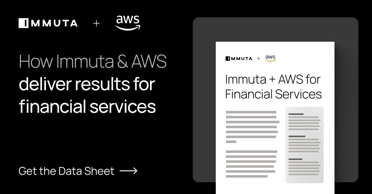 Data security in financial services is fraught with risk, which is only made more complicated by #AI. Immuta's integration with AWS platforms including Amazon Redshift and Amazon S3 help financial services organizations overcome these obstacles with scalable #datasecurity: