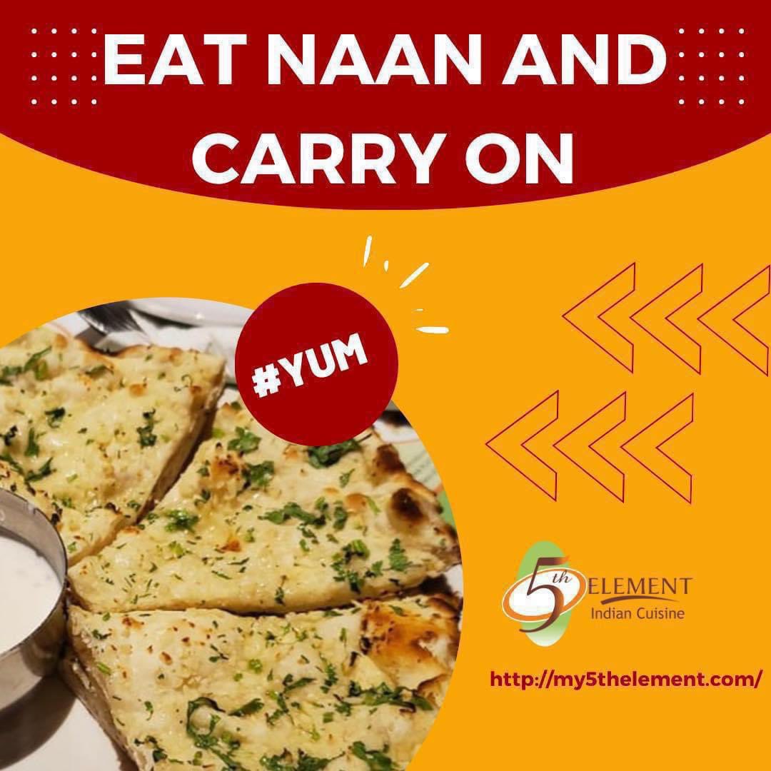 Eat Nann and carry on!

#my5thelement #my5thelementpc #nann #eatnaanandcurryon #indianfood #indianrestaurant #eatlocal #palmcoast #flaglercounty #daytonabeach #volusiacounty #followformore #follownow