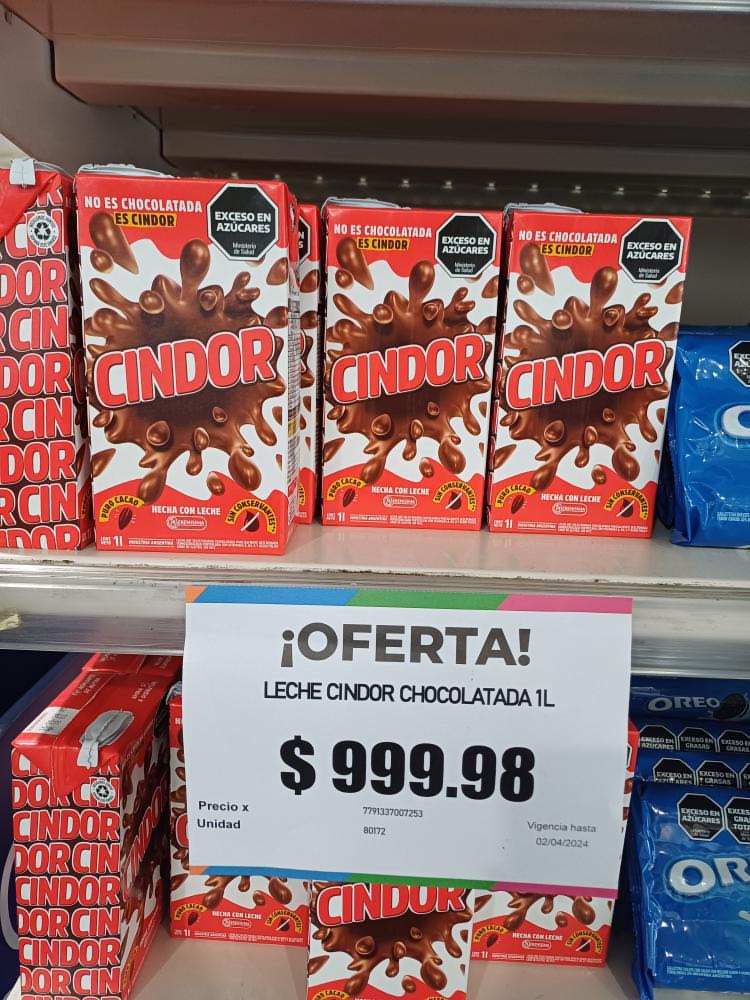 PreciosRosario2's tweet photo. #CindorEnRosario 

👉🏻 Índice Chocolata #Cindor 1 litro

💰 $999 #Micropack 📸
💰 $1500 #ArcoIris
💰 $2000 #LaGallega
💰 $3029 #Coto 📸

#FotoTestigo 📸 https://t.co/SazbvPZdep