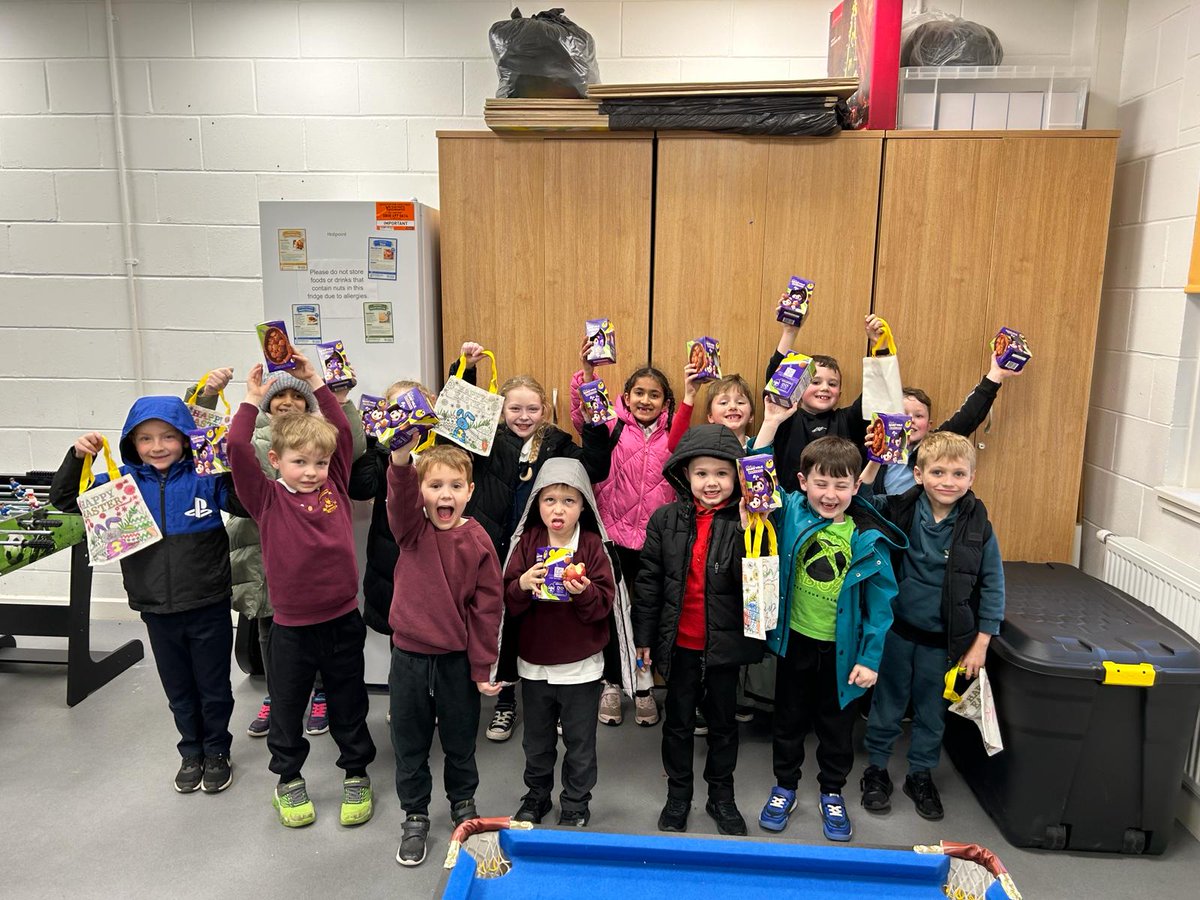 RippleRestalrig's tweet photo. Happy Easter to Everyone! Please remember we are back open tomorrow... in the meantime we just want to say a massive thank you to @amazon for the Easter egg donation as you can see we had some Happy young people... #Happyeastereveryone #chocolateoverload https://t.co/mVc6SvQkJe