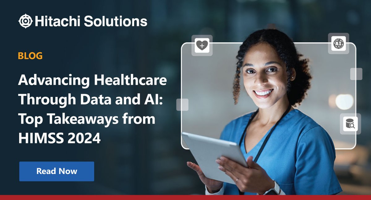 #HIMS224 concluded in mid-March and our very own Chris Bennett is sharing his top takeaways from the event and discussing how #data and #AI will lead to advances in healthcare in his latest blog: ow.ly/xjCP50R5RLR