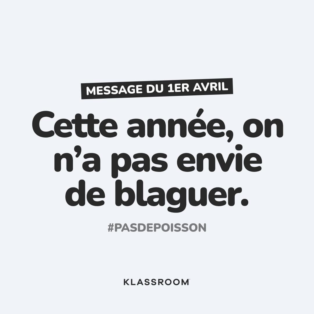 Chaque année, nous prenons plaisir à préparer une blague pour le 1er avril. Il y a quelques jours seulement, un proviseur a décidé de démissionner pour protéger sa vie après avoir reçu des menaces de mort. Alors cette année, on n’a pas envie de blaguer.

Après les assassinats de