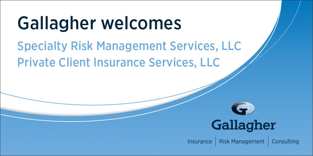 Gallagher is expanding its insurance brokerage services with the acquisition of Fort Myers, Florida-based Specialty Risk Management Services, LLC, and its affiliate, Private Client Insurance Services, LLC. Read the full press release here: bit.ly/49o3VNI